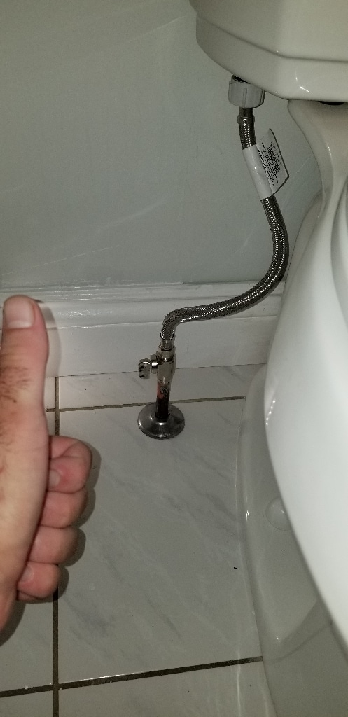 toilet shut-off valve replacement provided by Wrench It Up plumbing and mechanical
