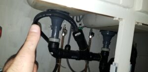 P-trap replacement done by Wrench It Up plumbing and mechanical