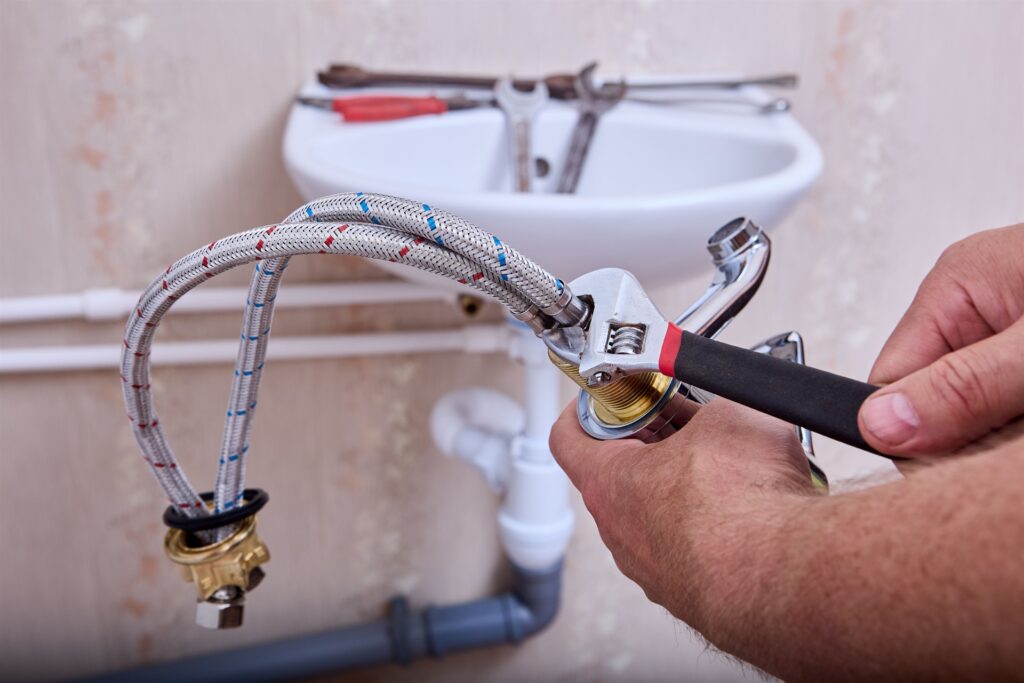 bathroom sink faucet installation and repair provided by Wrench It Up plumbing and mechanical