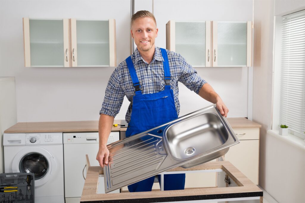 kitchen sink installation and repair provided by Wrench It Up plumbing and mechanical