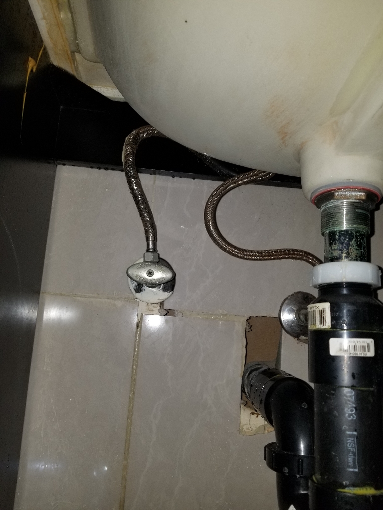 replace a faucet emergency shut-off valve - Wrench It Up plumbing and mechanical
