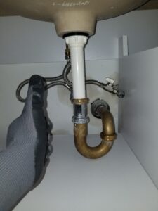 fix a leaking p-trap drain assembly - Wrench It Up plumbing and mechanical
