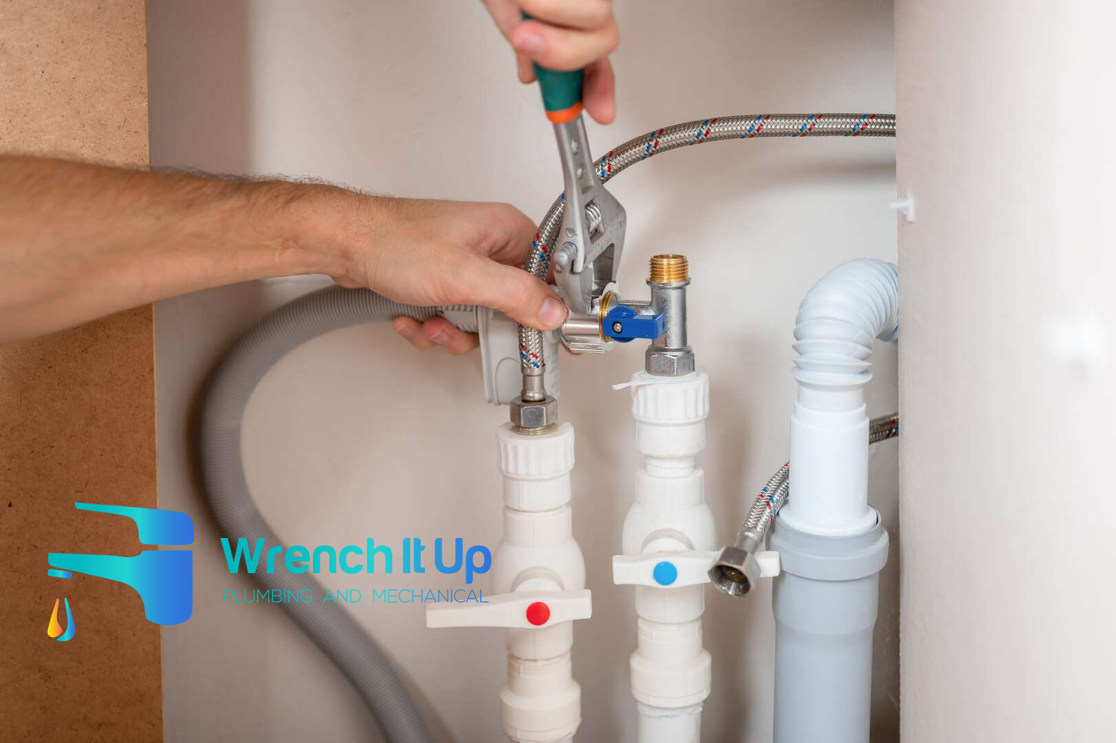 laundry faucet installation and repair provided by Wrench It Up plumbing and mechanical