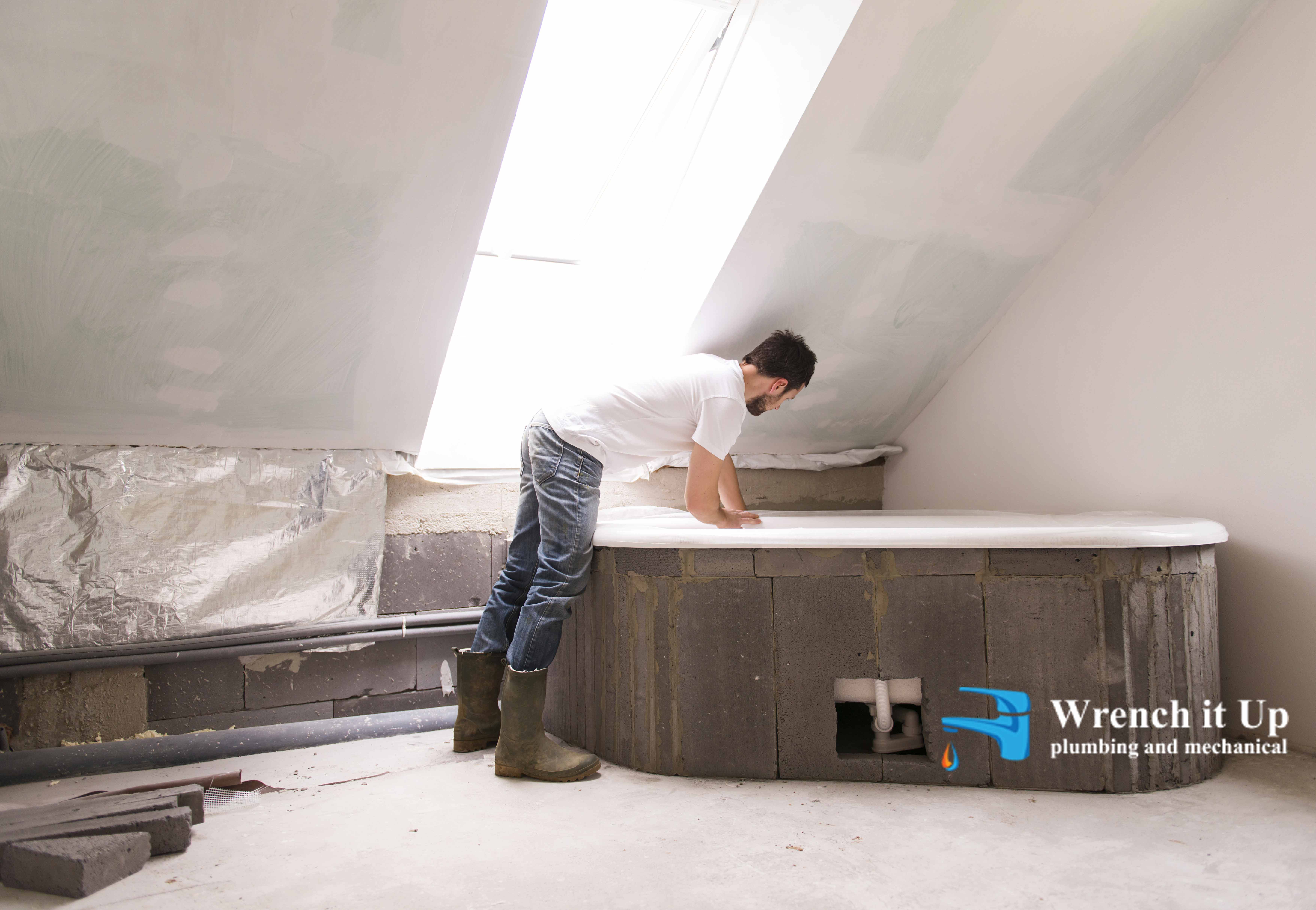 bathtub services installation and repairs provided by Wrench It Up plumbing and mechanical