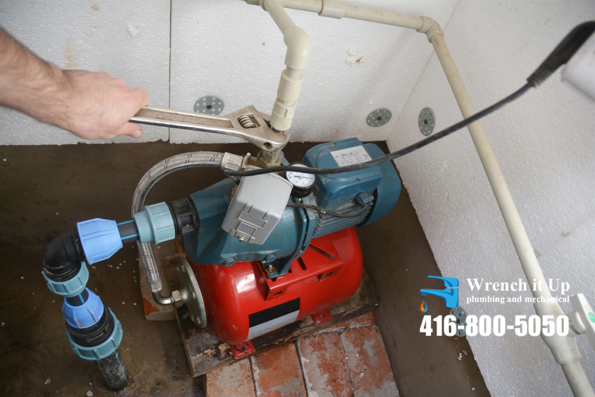 water pump services provided by Wrench It Up plumbing and mechanical