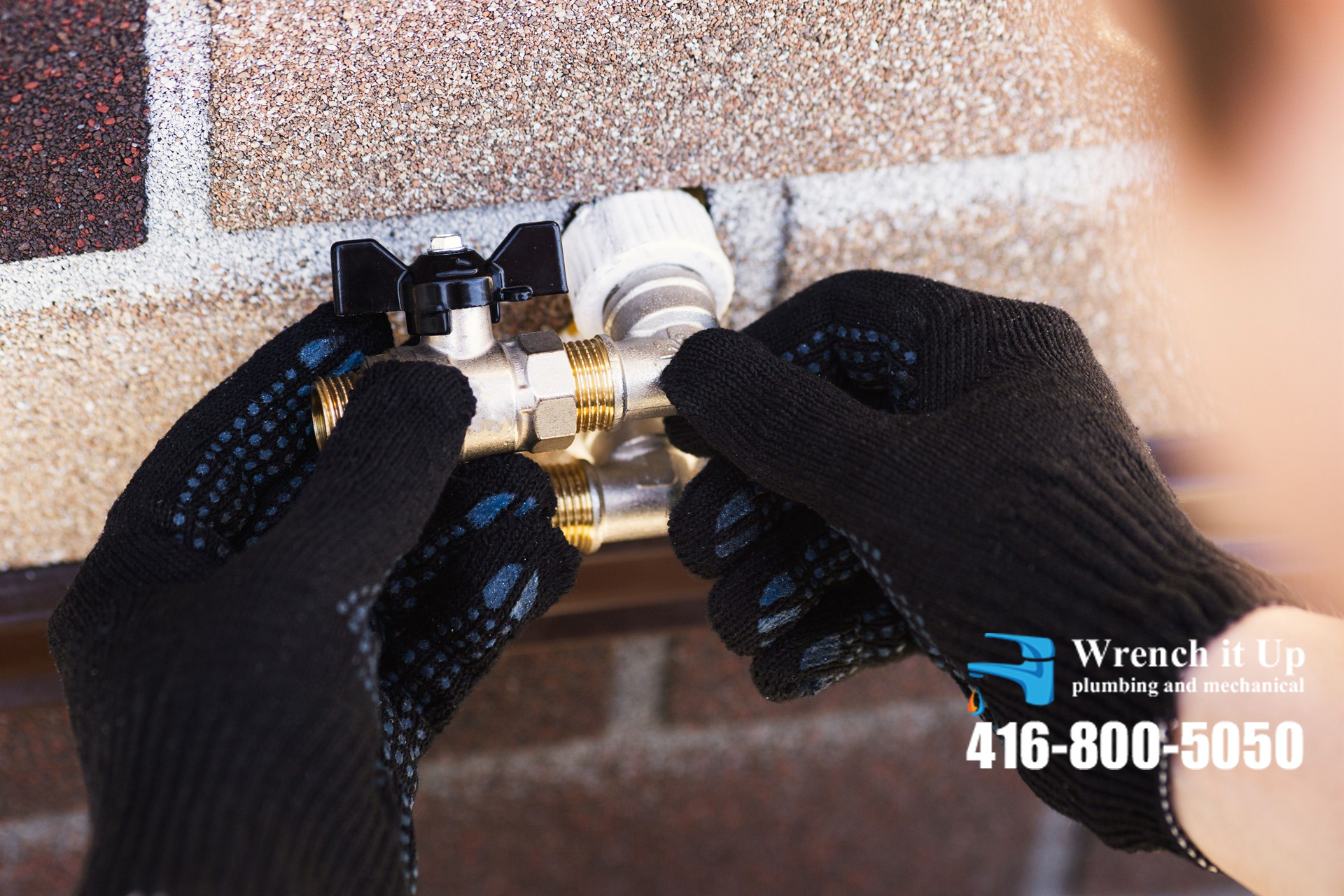 leaking spigot repair provided by Wrench It Up plumbing and mechanical
