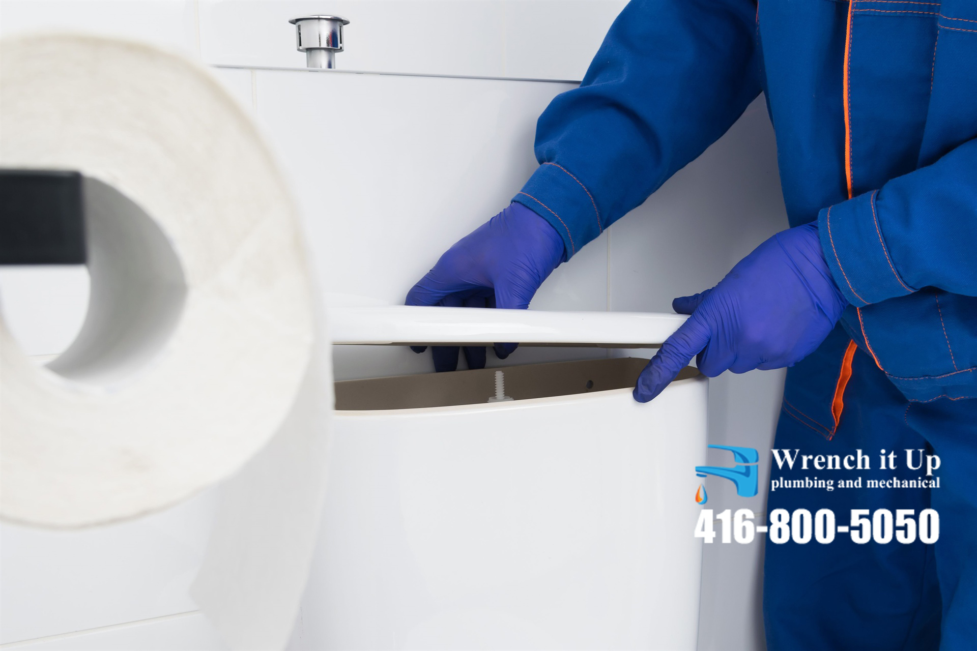 toilet replacement provided by Wrench It Up plumbing and mechanical