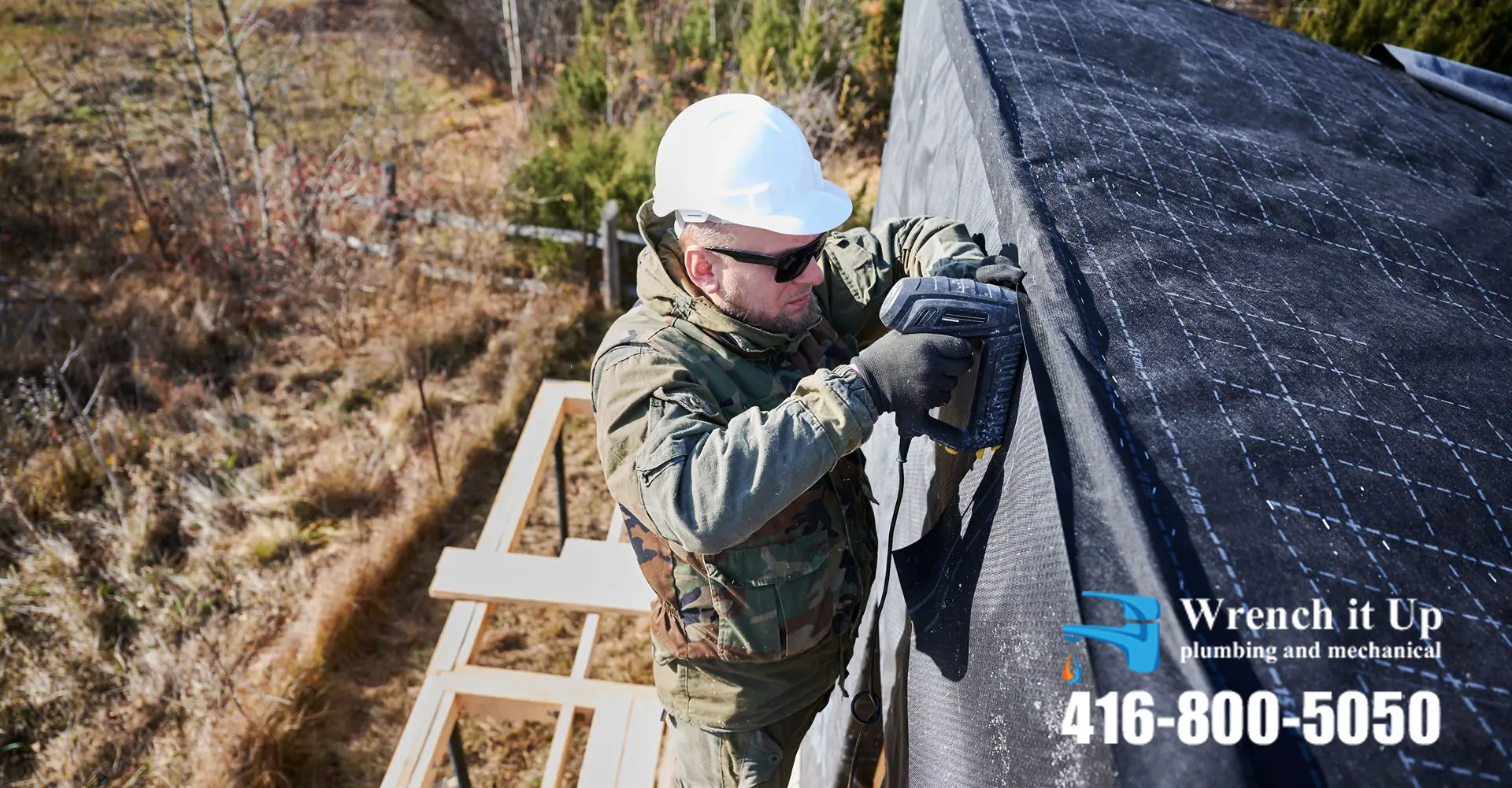 waterproofing services provided by Wrench It Up plumbing and mechanical