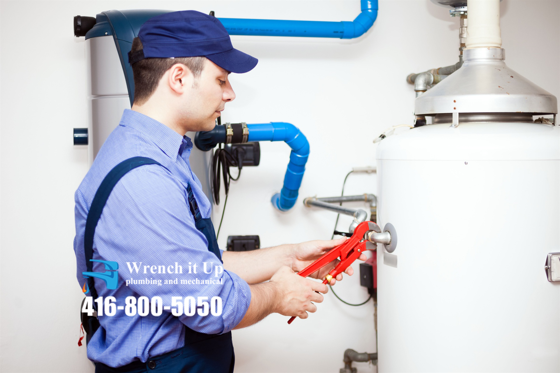 storage tank water heater installation and repair provided by Wrench It Up plumbing and mechanical