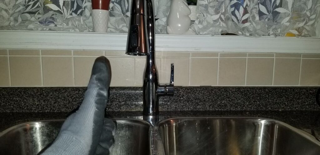 faucet installation provided by Wrench It Up plumbing and mechanical