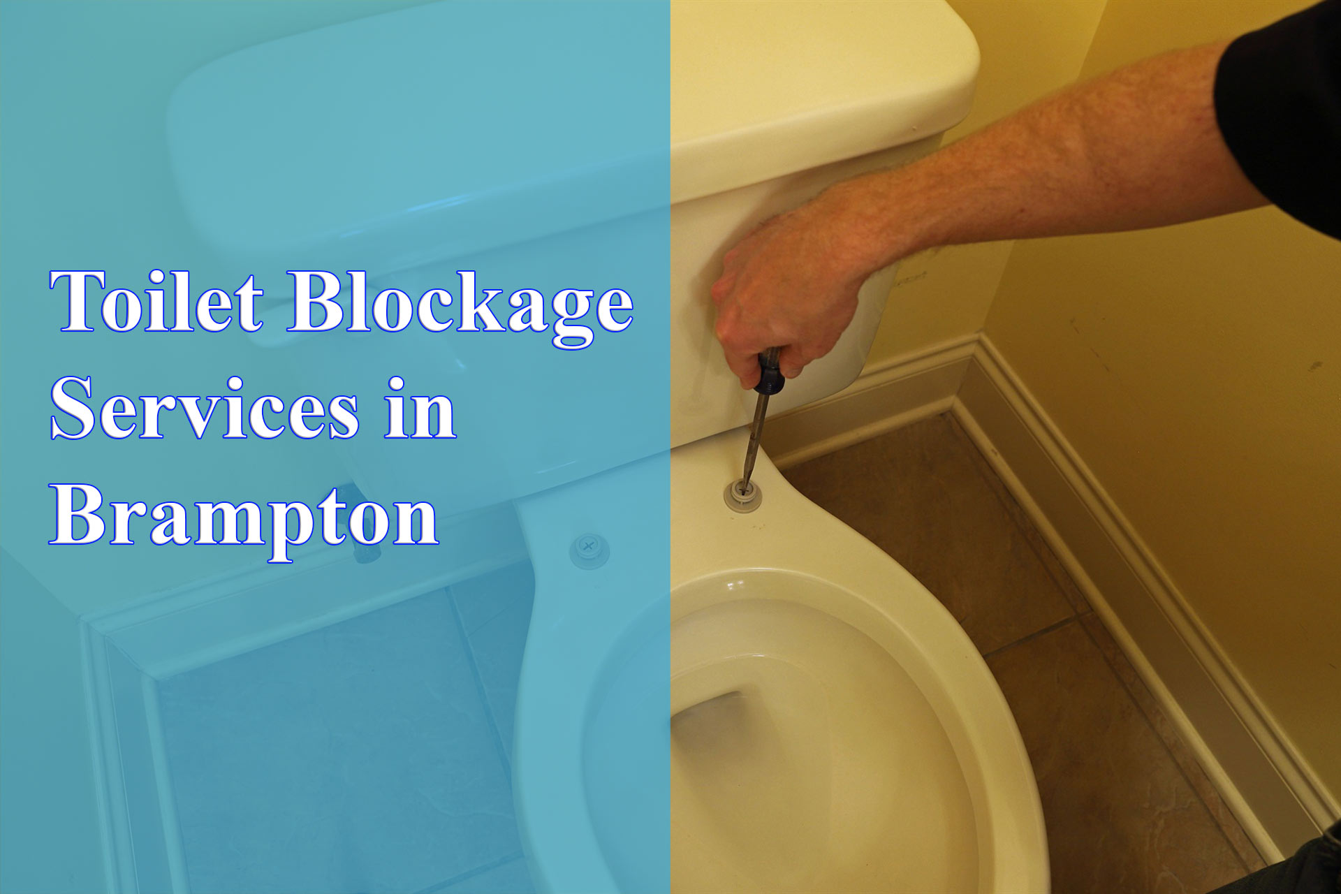 Toilet Blockage Services in Brampton - Wrench It Up plumbing and mechanical