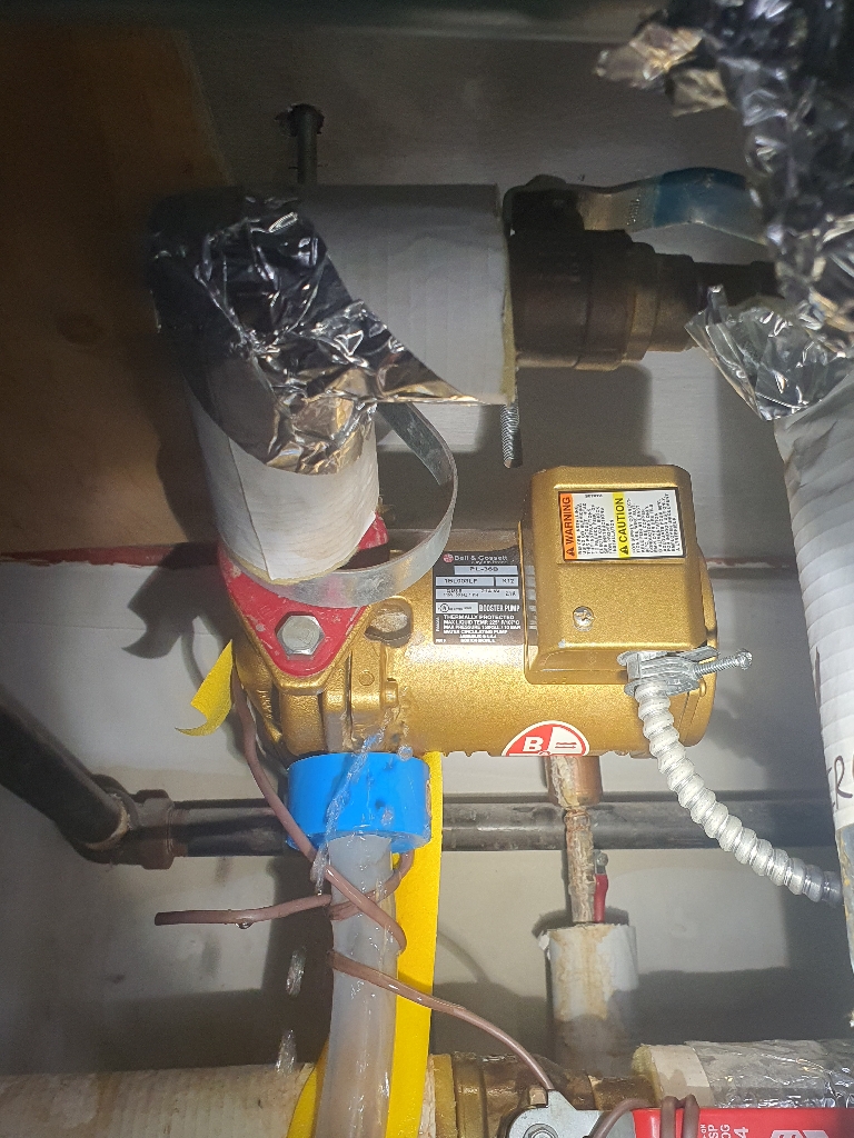 circulator Pump repair provided by Wrench It Up plumbing and mechanical