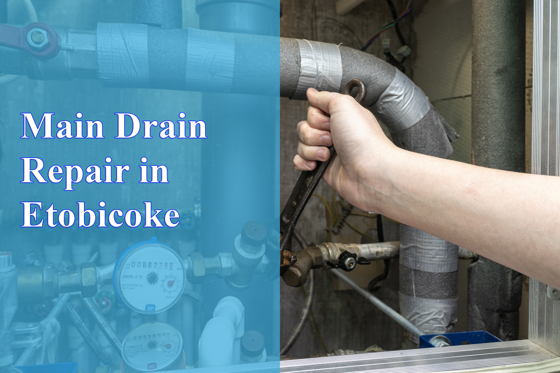 Main Drain Repair in Etobicoke - Wrench It Up plumbing and mechanical