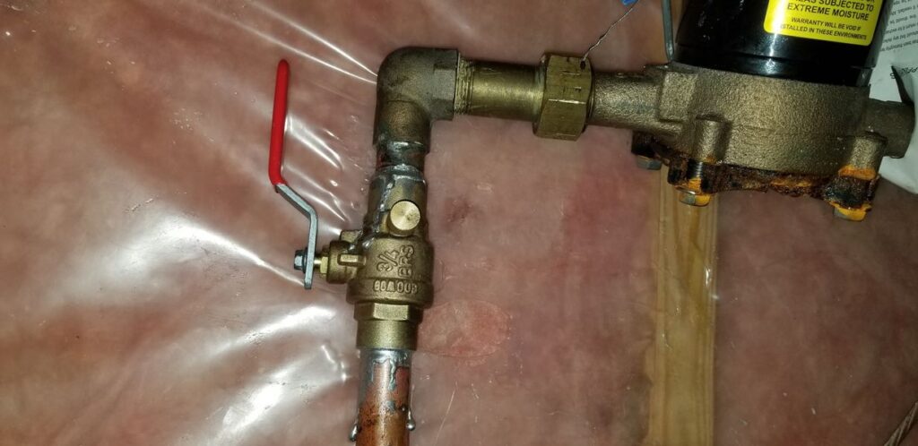 Main Water Shut-Off Valve Replacement provided by Wrench It Up plumbing and mechanical