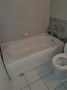 Bathtub Installation provided by Wrench It Up plumbing and mechanical