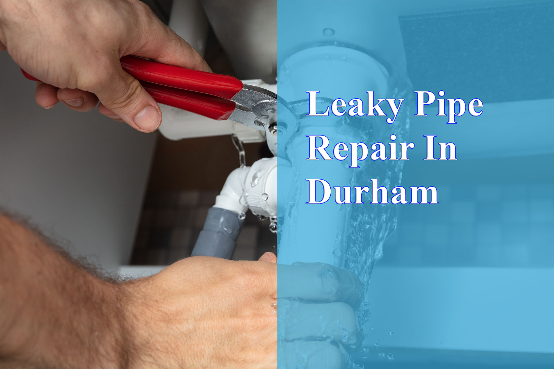 Leaky Pipe Repair In Durham provided by Wrench It Up plumbing and mechanical