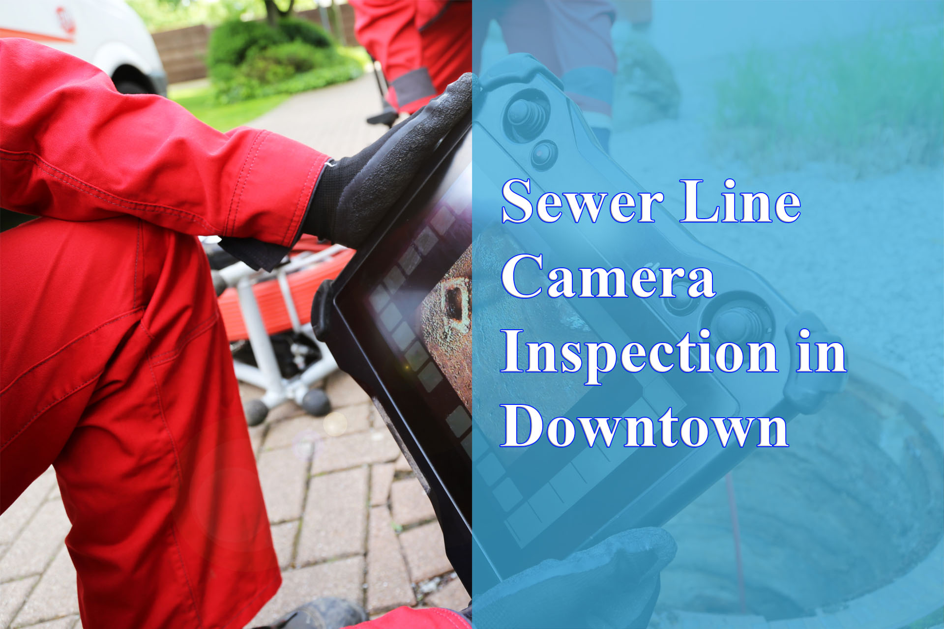Sewer Line Camera Inspection in Downtown Toronto provided by Wrench It Up plumbing and mechanical