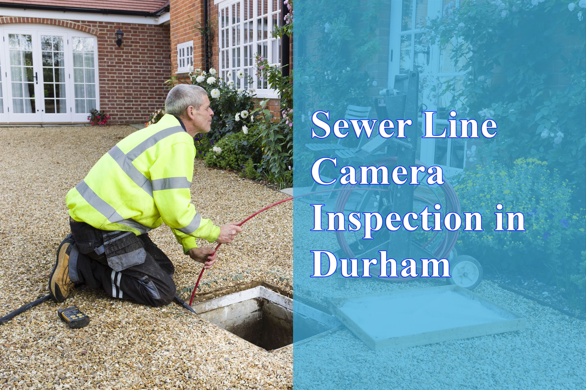 Sewer Line Camera Inspection in Durham provided by Wrench It Up plumbing and mechanical