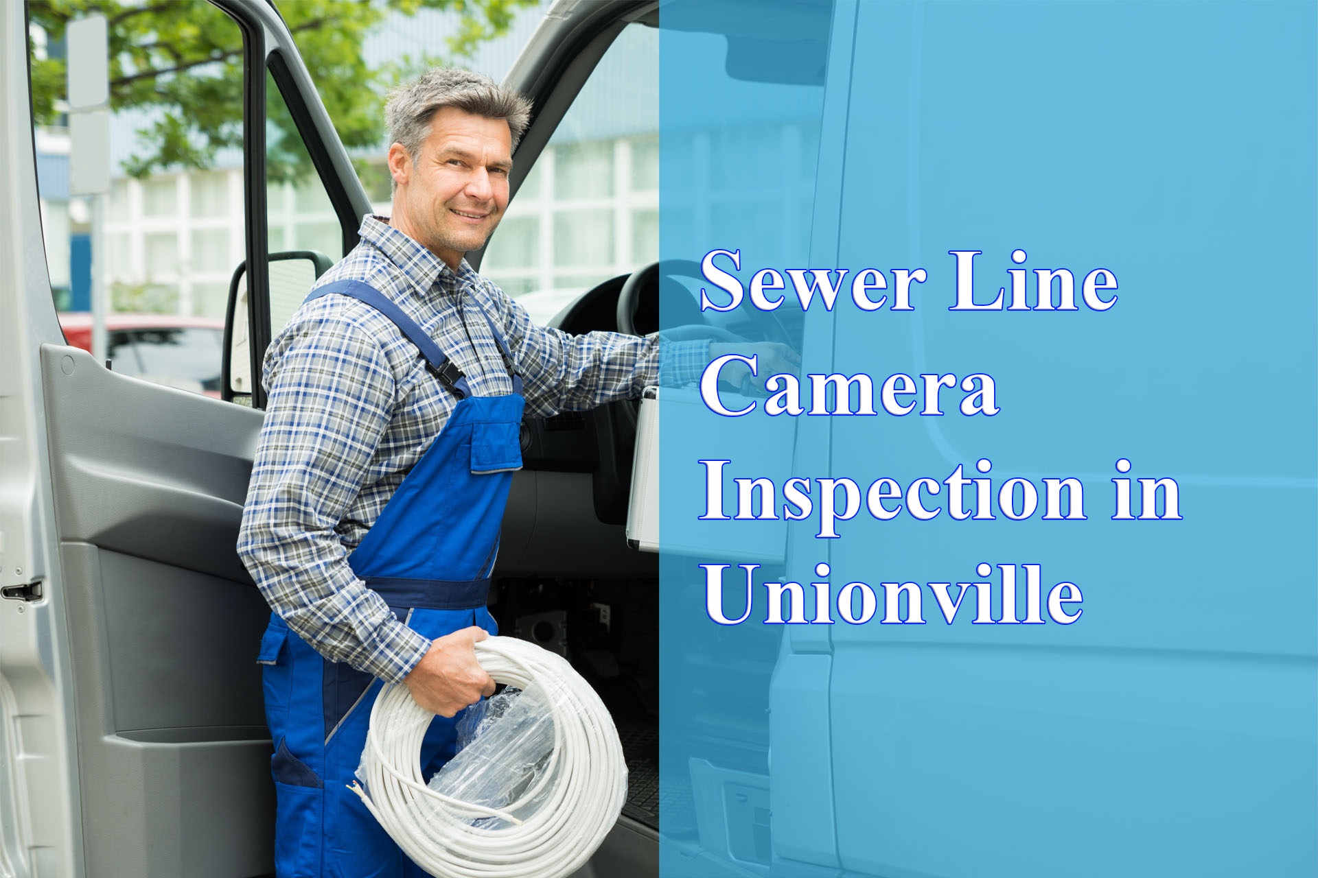 Sewer Line Camera Inspection in Unionville provided by Wrench It Up plumbing and mechanical