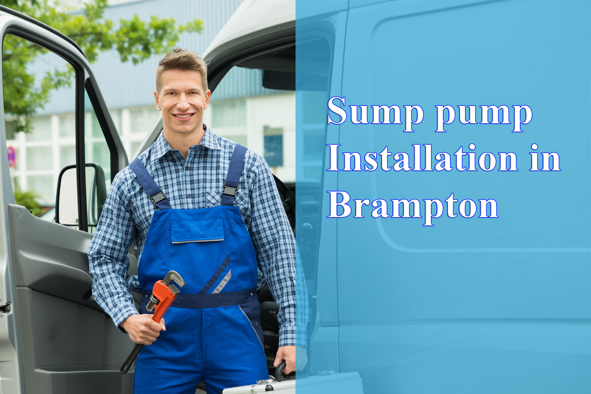 Sump pump Installation in Brampton provided by Wrench It Up plumbing and mechanical
