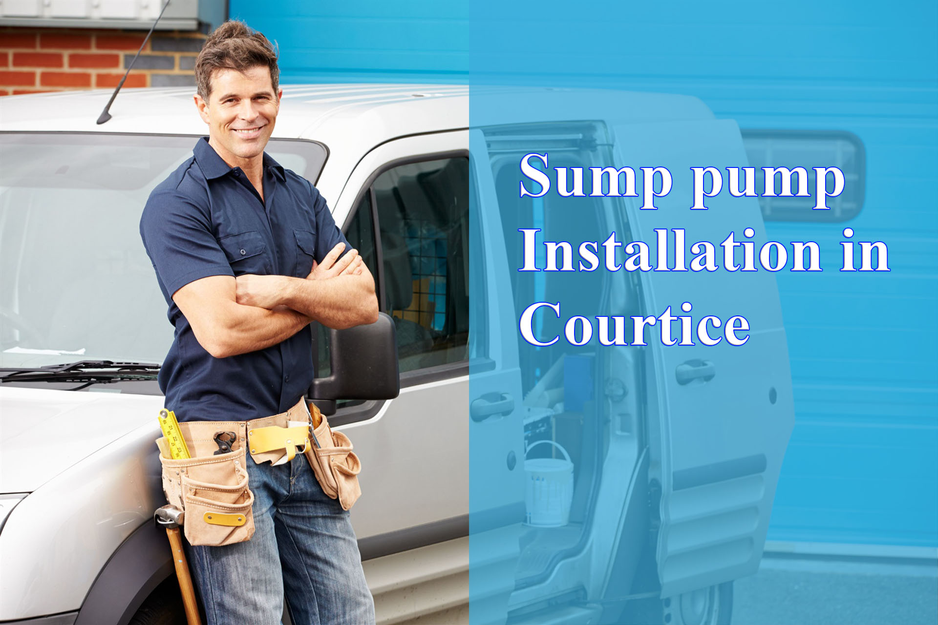 Sump pump Installation in Courtice provided by Wrench It Up plumbing and mechanical