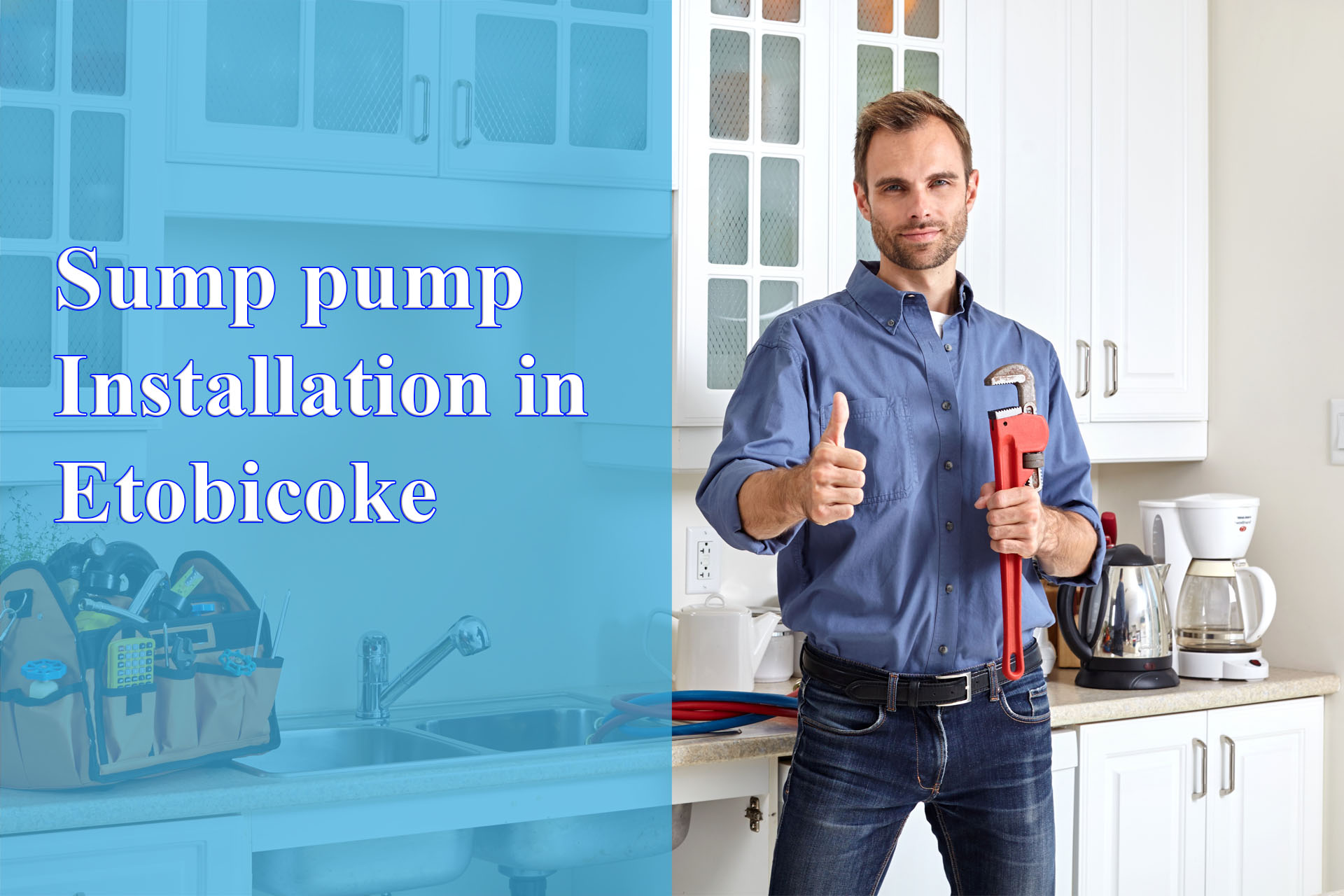 Sump pump Installation in Etobicoke provided by Wrench It Up plumbing and mechanical