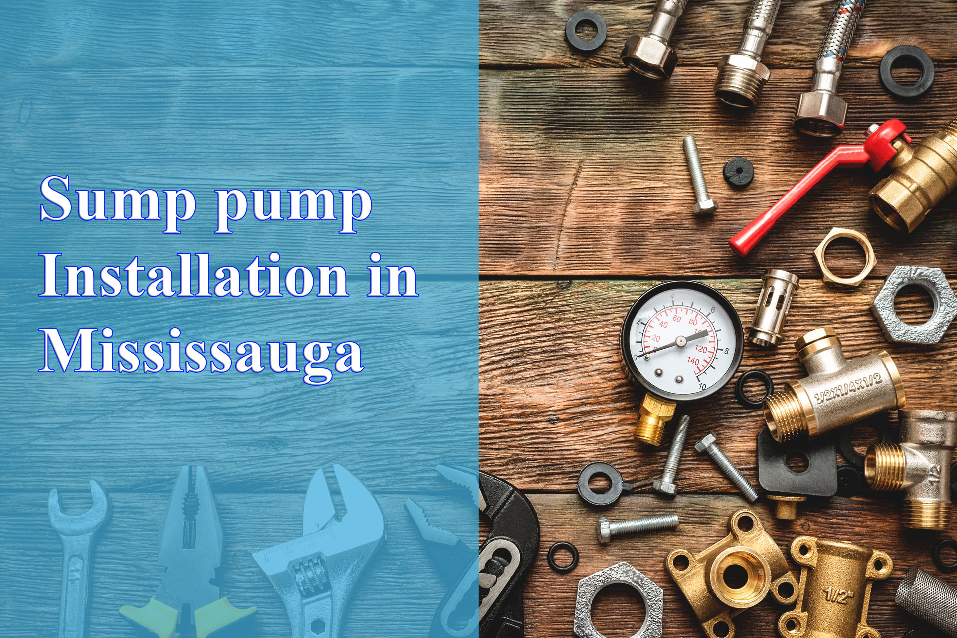 Sump pump Installation in Mississauga provided by Wrench It Up plumbing and mechanical