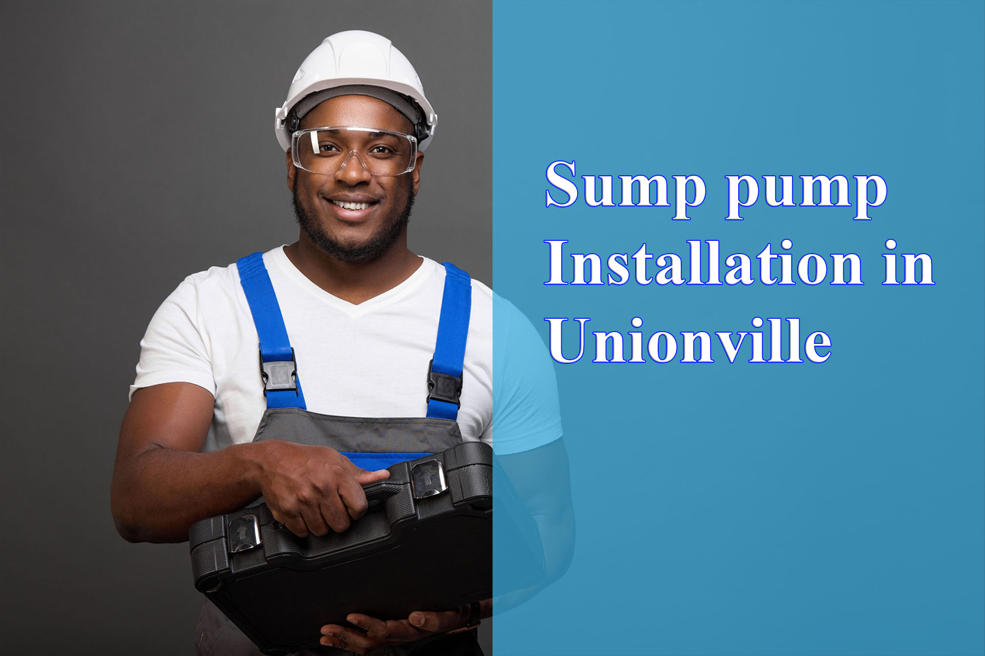 Sump pump Installation in Unionville provided by Wrench It Up plumbing and mechanical
