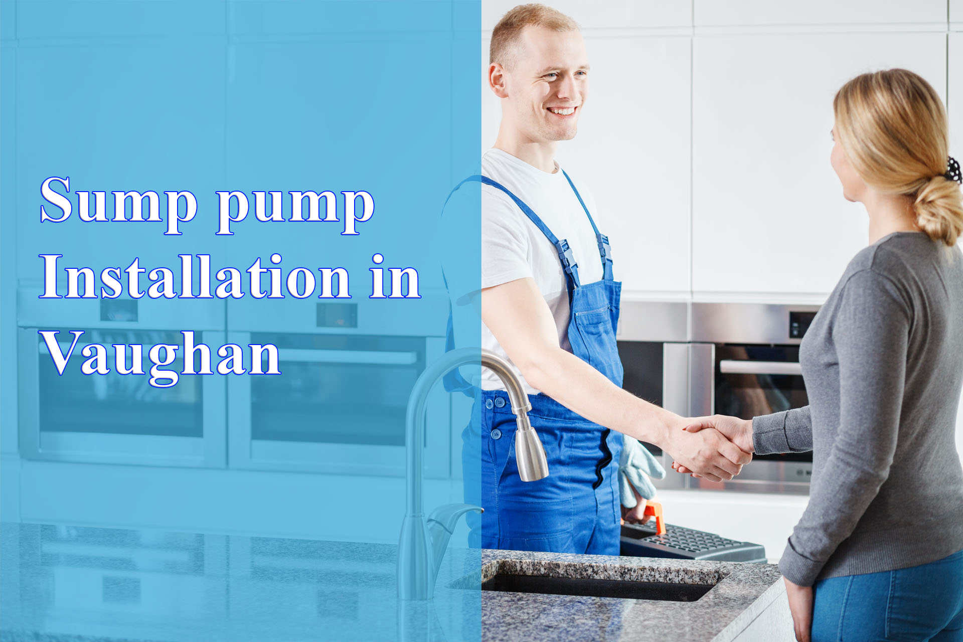 Sump pump Installation in Vaughan provided by Wrench It Up plumbing and mechanical