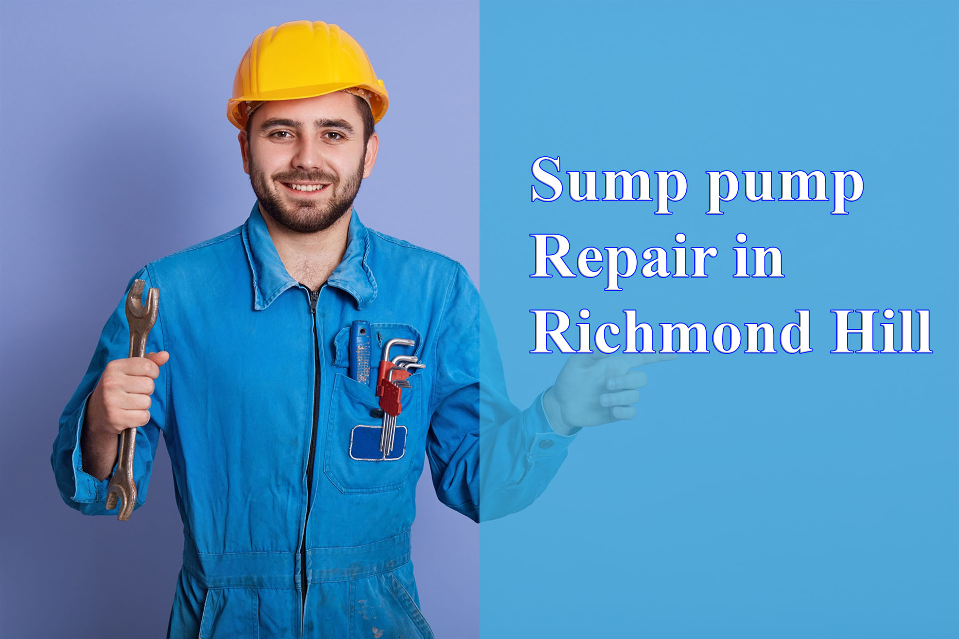 Sump pump Repair in Richmond Hill provided by Wrench It Up plumbing and mechanical