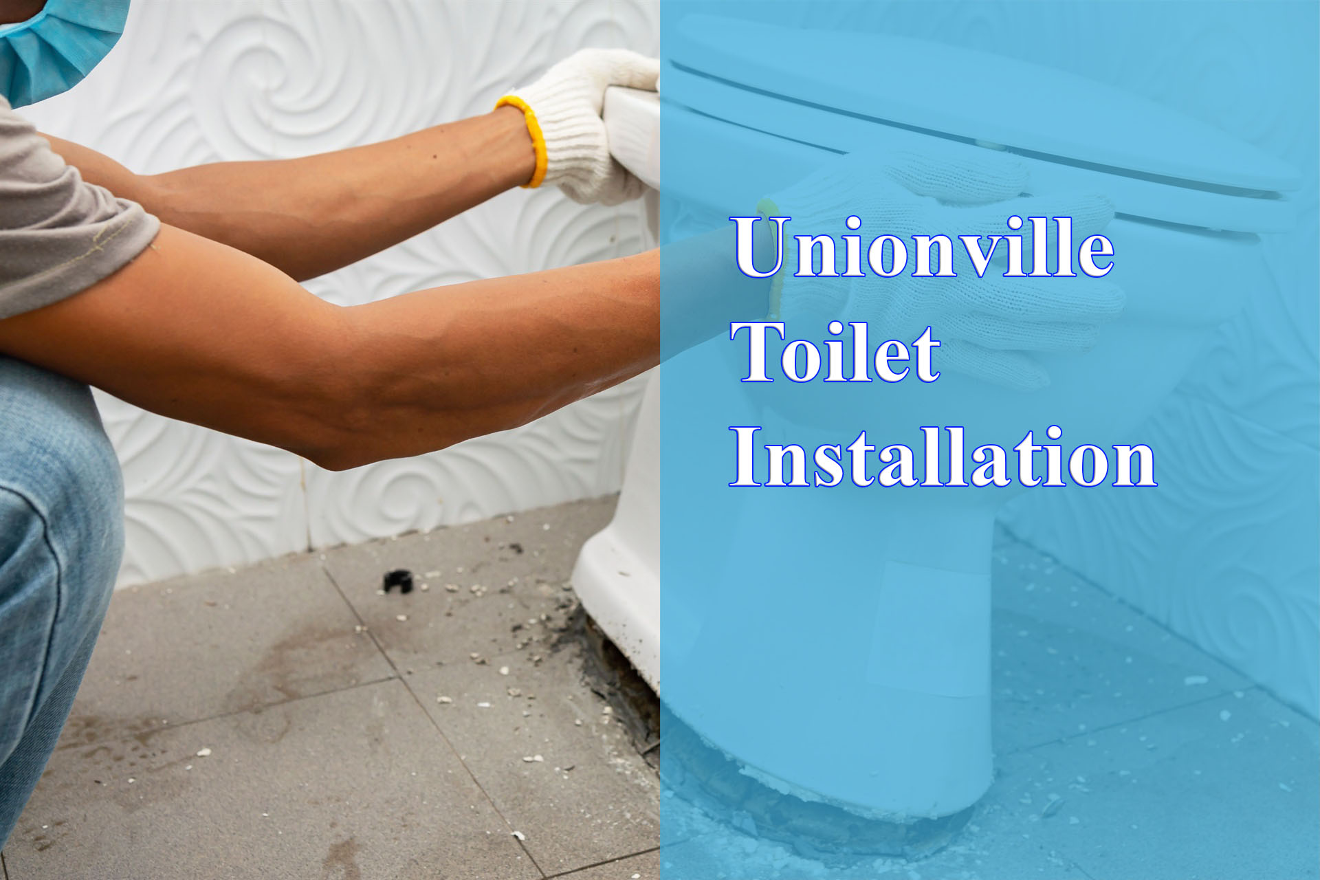Unionville Toilet Installation provided by Wrench It Up plumbing and mechanical