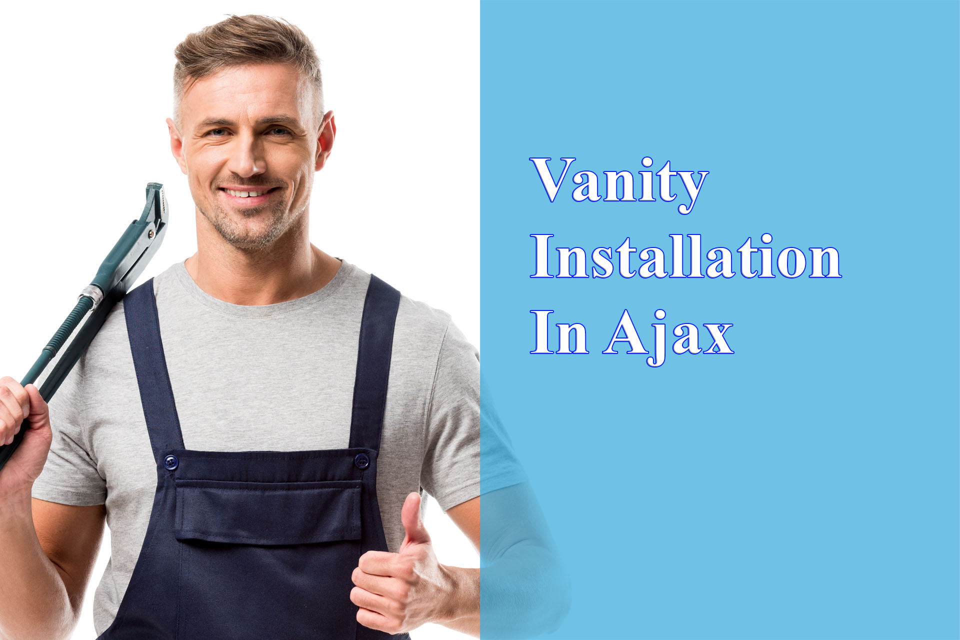 Vanity Installation In Ajax provided by Wrench It Up plumbing and mechanical