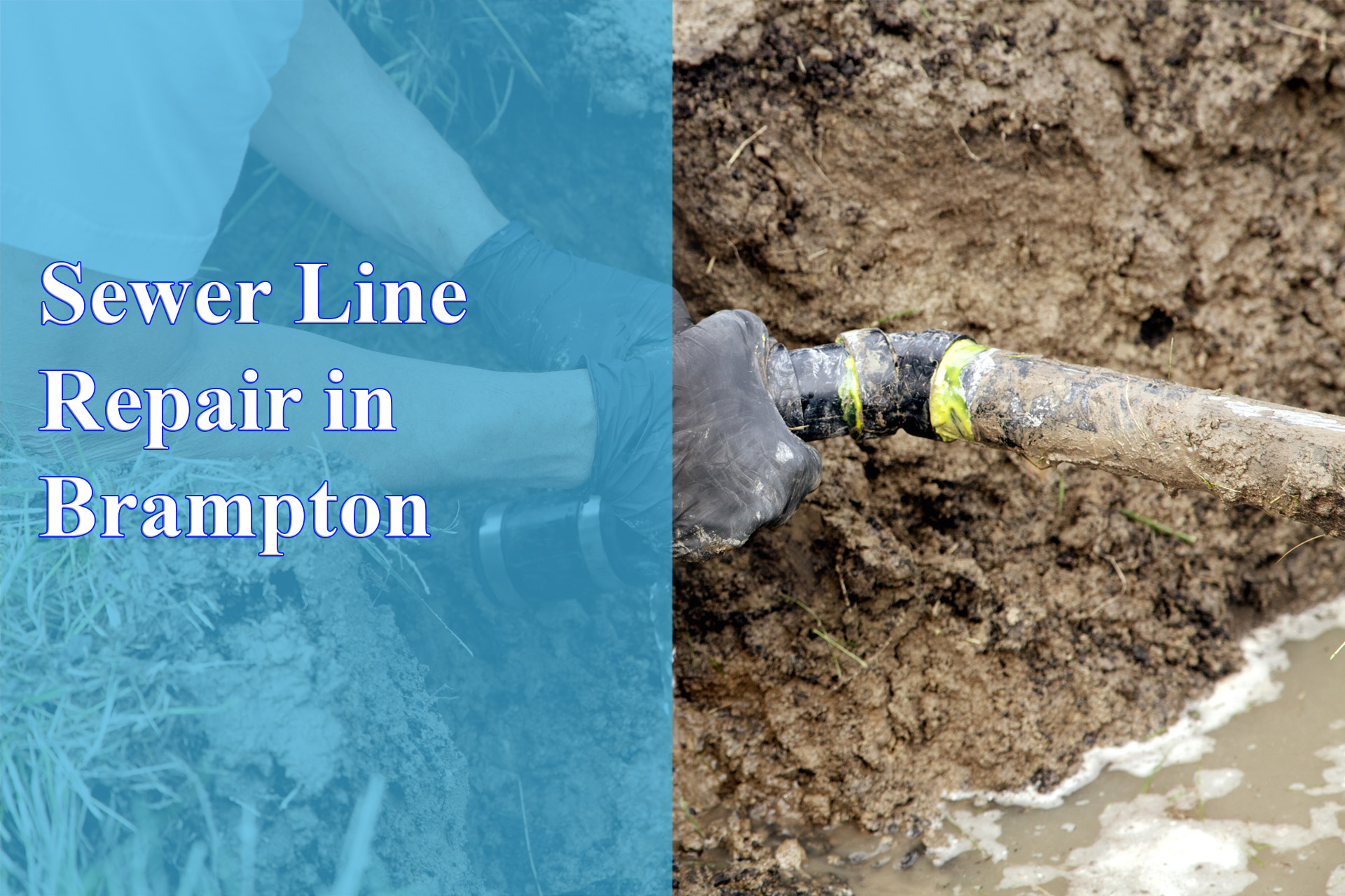 sewer line repair in Brampton provided by Wrench It Up plumbing and mechanical