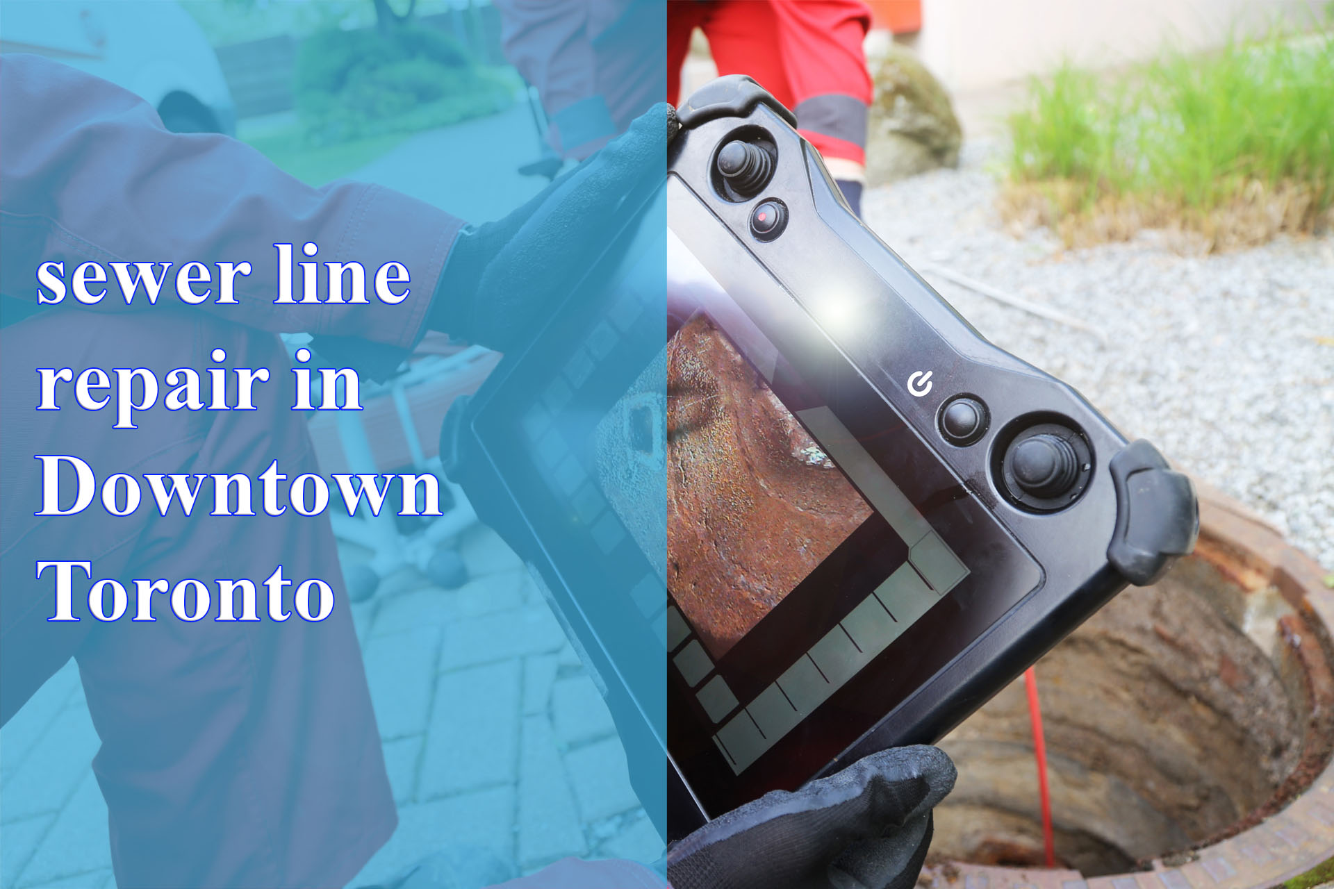 sewer line repair in Downtown Toronto provided by Wrench It Up plumbing and mechanical