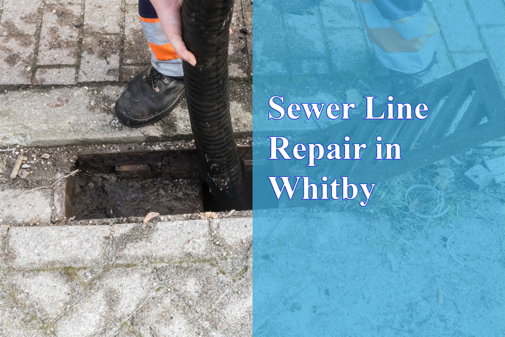sewer line repair in Whitby provided by Wrench It Up plumbing and mechanical